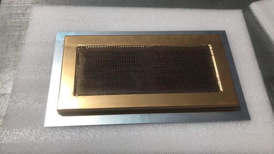 Brass Tin Plated Steel Honeycomb Waveguide Air Vents For Ventilation / Heating