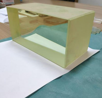 Polished Lead Glass Radiation Protection With >99.9% Absorption