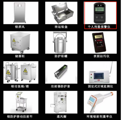 Nuclear Radiation Detector With Audible And Visual Alarm