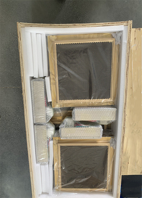 25mm 5.2mm Brass Ventilation Plate Honeycomb Ventilation Panels With Frame