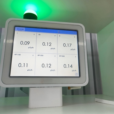 Detektor promieniowania jądrowego zasilany bateryjnie z ±15% względnym błędem własnym i przenośną konstrukcją w temperaturze 10 ºC - 45 ºC