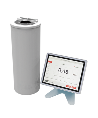 Handheld Nuclear Radiation Detector Providing Hand Detection Area 200×120 Cm2 ×4 and Detector Material Si PM Ensuring Radiation Detection