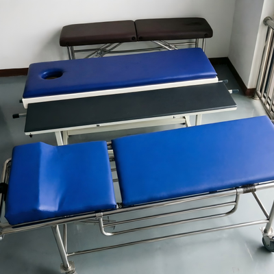 Składane, niemagnetyczne nosze do rezonansu magnetycznego ze stopu aluminium, o udźwigu 240 kg, umożliwiające bezpieczny transport pacjenta
