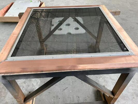 Copper Mesh MRI Shielding Window for MRI Faraday Cage Systems