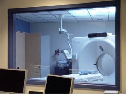 1.2x0.9m Widoczne rozmiary MRI RF Okienko osłonięte o osłonięciu 100dB i przejrzystości 98,5%